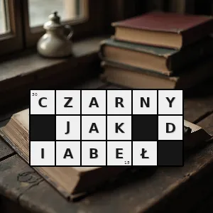 Hasło krzyżówkowe w kolorze intensywnej głębokiej czerni - czarny jak diabeł – rozwiązanie, synonimy, podpowiedzi i definicje krzyżówkowe